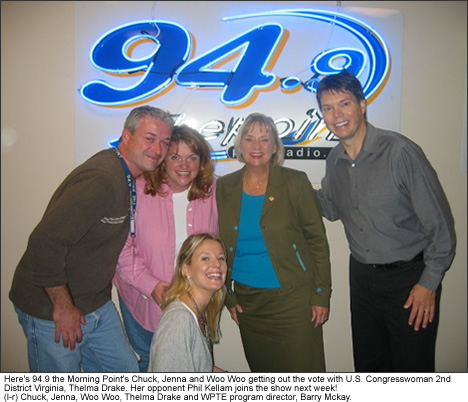 Chuck, Jenna, Woo Woo, Thelma Drake, Barry Mckay